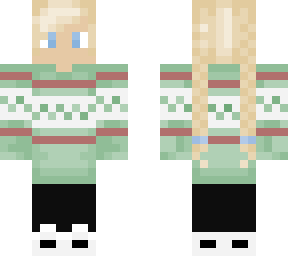 christmas girl green