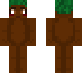 dark skin green hair base