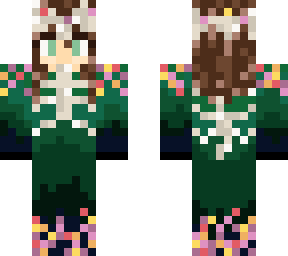 floral skeleton queen