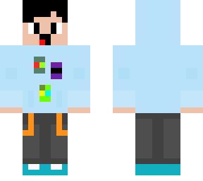 irl hoodie with my fave custom minecraft characters on it :)