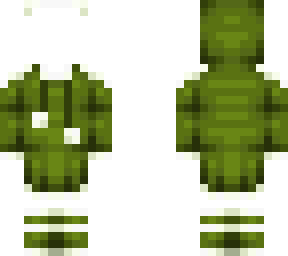 ob - green christmas sweater w/ hood cover