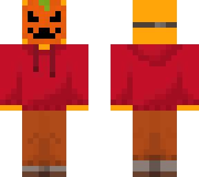 orangeman with a mask