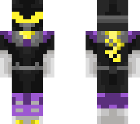purple + yellow armor
