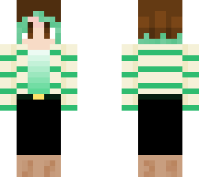 tnt_gnome green and cream sweater