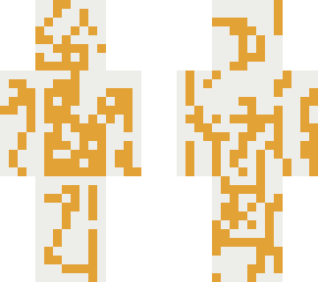 white orange sick man