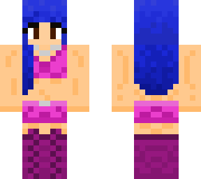 blue girl