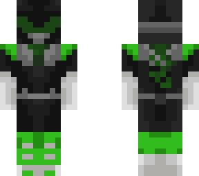 dark green visor armor