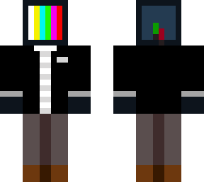 fancy tv glitch man