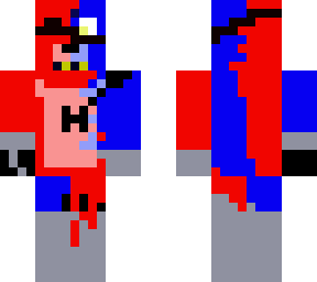 red & blue foxy