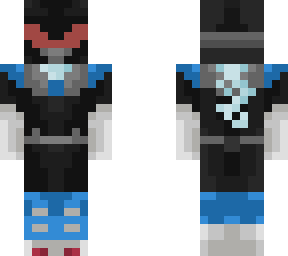 red blue armor