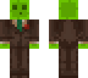 slime brown suit