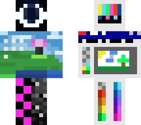 a mishmash of skins