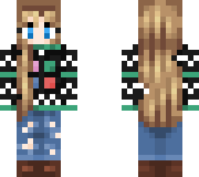 my new skin for christmas wearing my playstation christmas sweater
