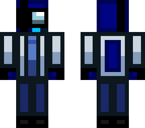 [fixed, reupload] among us: blue - impostor (phantom, formerly shapeshifter)