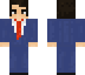 man in blue suit