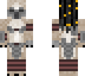 mask palid female predator