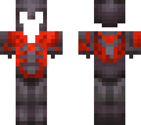 netherite armor with redstone silence armor trim