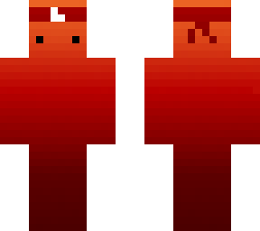 red to orange