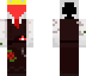 suited card with rose