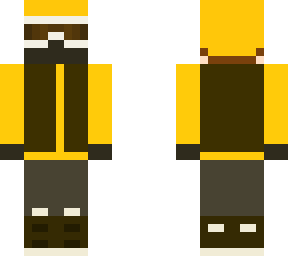 yellow snowboarder
