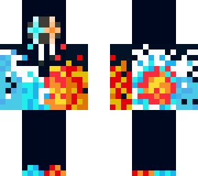 fire water drippy boy2(change the face if you want)(my first avatar in 3 years)