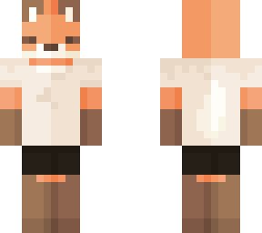 fox with clothes