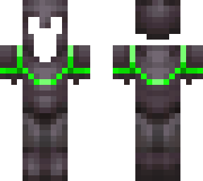 netherite armor with emerald host armor trim