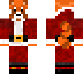 red panda christmas skin withouth cap