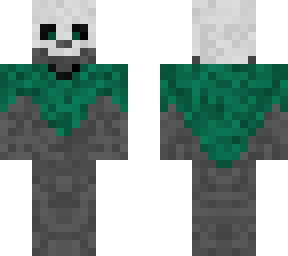 wandering skull-man (4-pixel arm, blue-green)