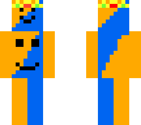 blue and orange