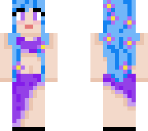 blue girl