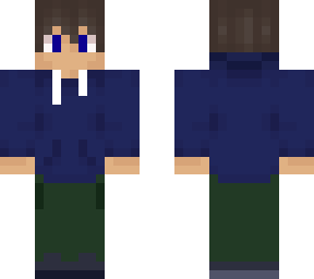 blue hoodie boy
