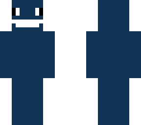 dark blue smiling skin