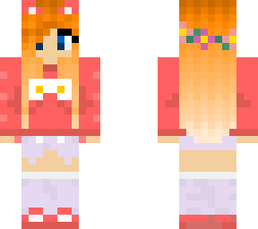 gamer lee pink flower girl