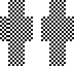 optical illusion (duck skin underneath)