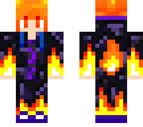 pixel flames