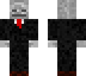 skeleton with suit