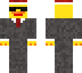 business duck but with santa hat