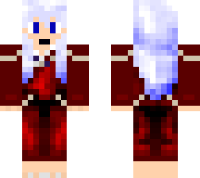 inuyasha just with blue eyes and a mouth