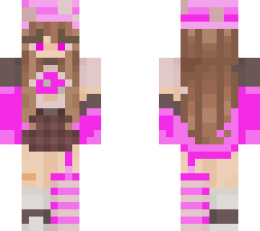 pink mushroom girl