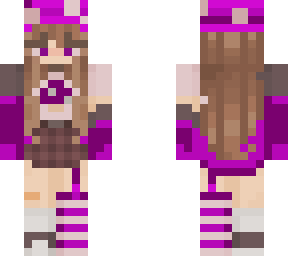 purple mushroom girl