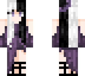 vampire with split hair