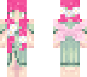 whimsical fairy girl pink hair