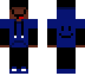 blue hoodie skin