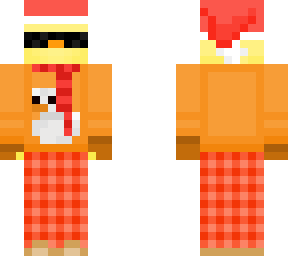 cozy winter duck
