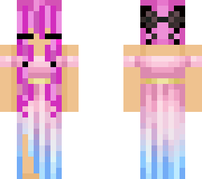 pink and blue