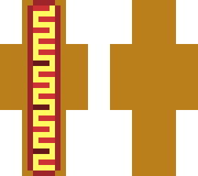 skin request 6: hotdog - with cheese spread