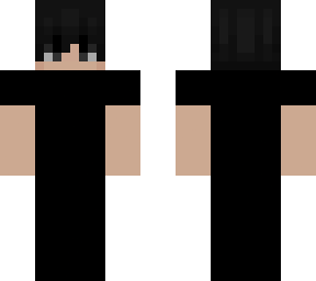 skinminecraftblackhairblackshirtblackbottom