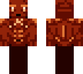 the man of chiseled crimson stone
