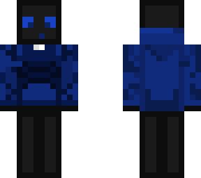 dark slime with blue hoodie